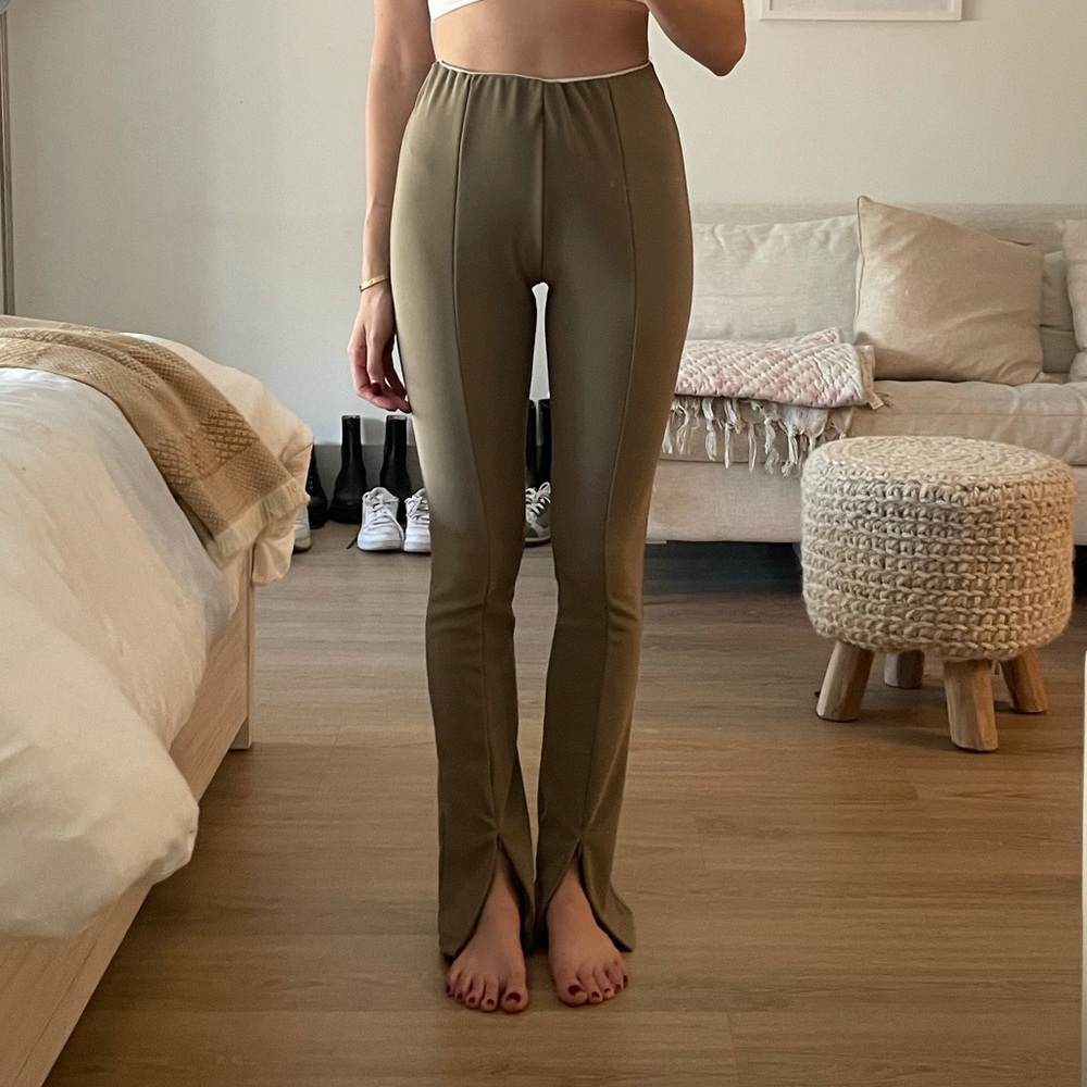 Frankie shop slit pants